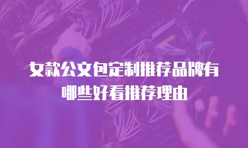 女款公文包定制推荐品牌有哪些好看推荐理由