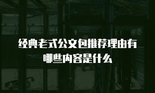 经典老式公文包推荐理由有哪些内容是什么