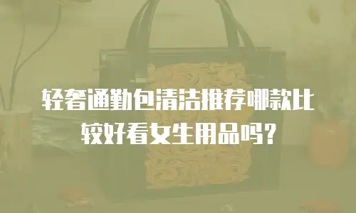 轻奢通勤包清洁推荐哪款比较好看女生用品吗？
