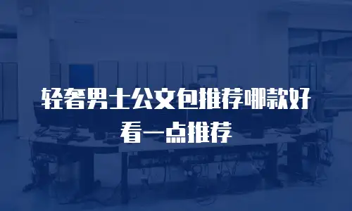 轻奢男士公文包推荐哪款好看一点推荐