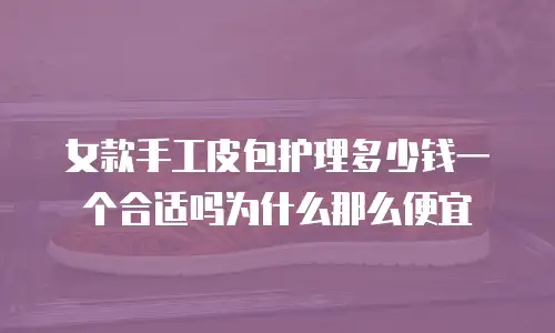 女款手工皮包护理多少钱一个合适吗为什么那么便宜