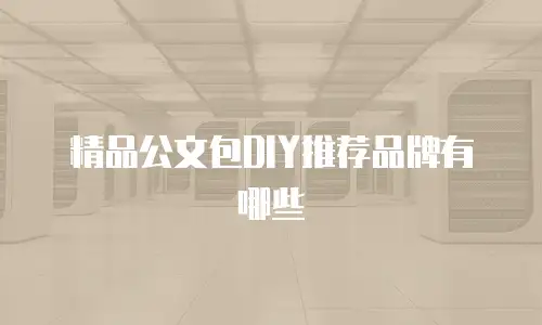 精品公文包DIY推荐品牌有哪些