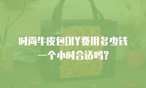 时尚牛皮包DIY费用多少钱一个小时合适吗？