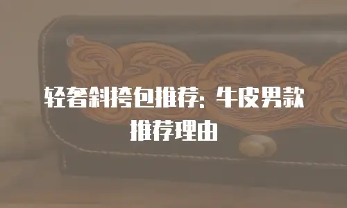 轻奢斜挎包推荐: 牛皮男款推荐理由