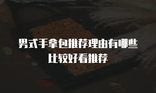 男式手拿包推荐理由有哪些比较好看推荐