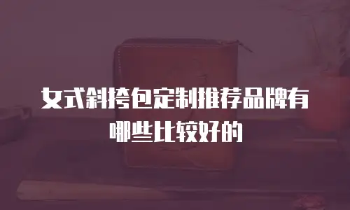 女式斜挎包定制推荐品牌有哪些比较好的