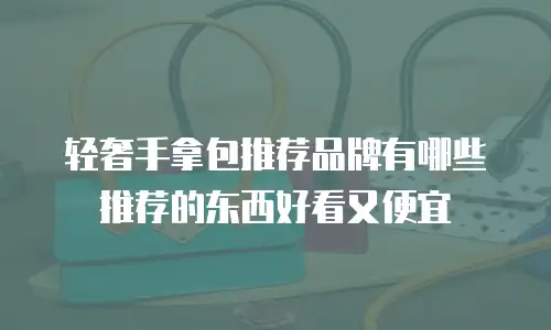 轻奢手拿包推荐品牌有哪些推荐的东西好看又便宜