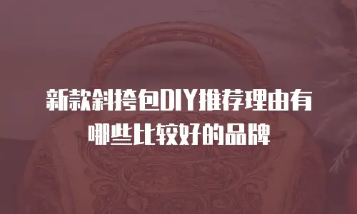 新款斜挎包DIY推荐理由有哪些比较好的品牌