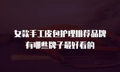 女款手工皮包护理推荐品牌有哪些牌子最好看的