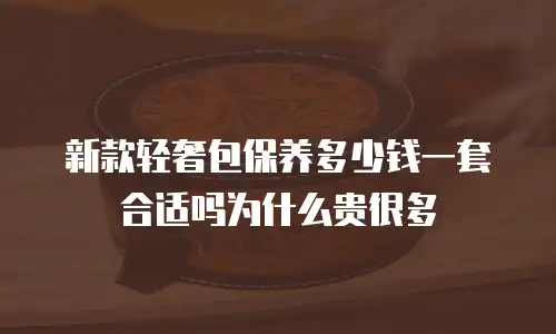 新款轻奢包保养多少钱一套合适吗为什么贵很多