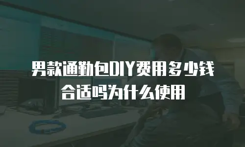 男款通勤包DIY费用多少钱合适吗为什么使用