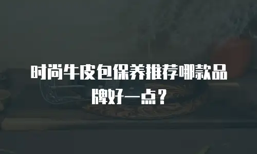 时尚牛皮包保养推荐哪款品牌好一点？
