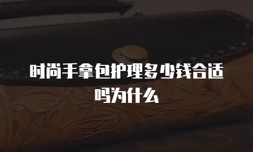 时尚手拿包护理多少钱合适吗为什么