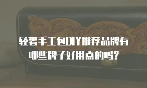轻奢手工包DIY推荐品牌有哪些牌子好用点的吗？