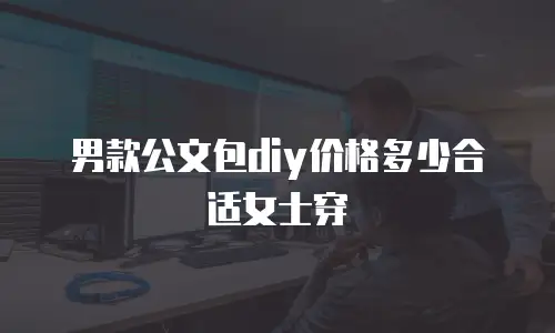 男款公文包diy价格多少合适女士穿