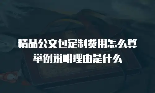精品公文包定制费用怎么算举例说明理由是什么