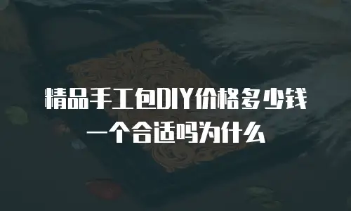 精品手工包DIY价格多少钱一个合适吗为什么