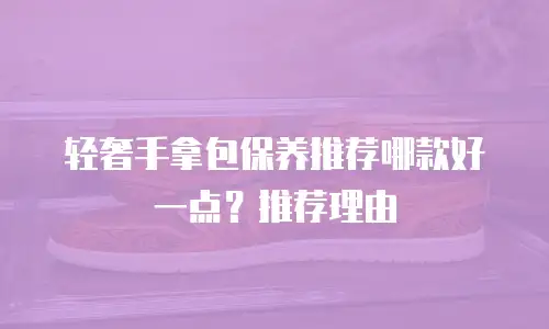 轻奢手拿包保养推荐哪款好一点？推荐理由