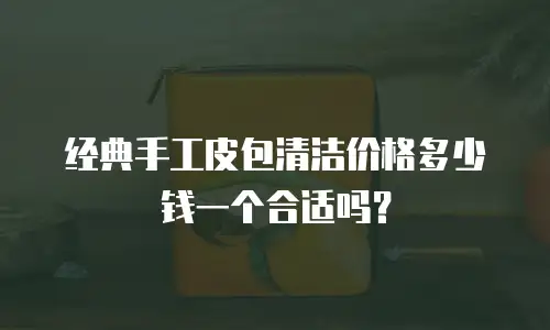 经典手工皮包清洁价格多少钱一个合适吗？