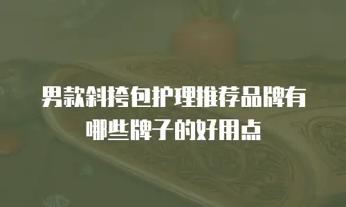 男款斜挎包护理推荐品牌有哪些牌子的好用点