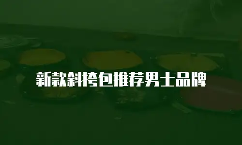 新款斜挎包推荐男士品牌