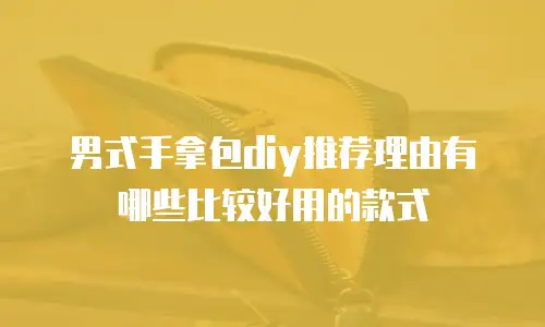 男式手拿包diy推荐理由有哪些比较好用的款式
