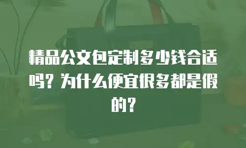 精品公文包定制多少钱合适吗？为什么便宜很多都是假的？