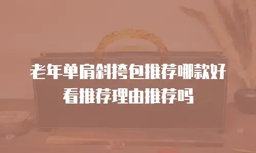 老年单肩斜挎包推荐哪款好看推荐理由推荐吗