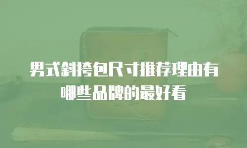男式斜挎包尺寸推荐理由有哪些品牌的最好看