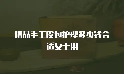 精品手工皮包护理多少钱合适女士用