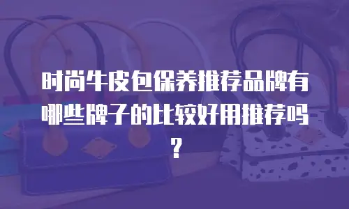 时尚牛皮包保养推荐品牌有哪些牌子的比较好用推荐吗？