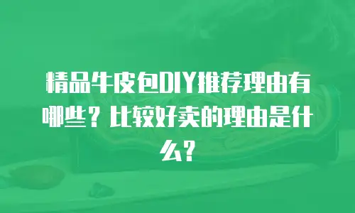 精品牛皮包DIY推荐理由有哪些？比较好卖的理由是什么？