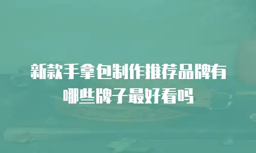 新款手拿包制作推荐品牌有哪些牌子最好看吗