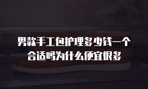 男款手工包护理多少钱一个合适吗为什么便宜很多