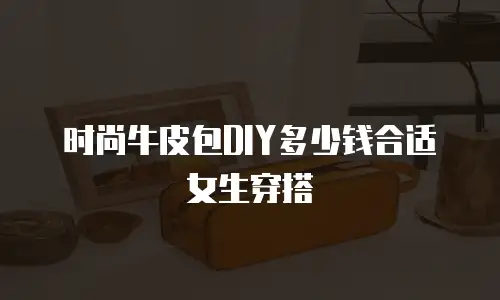 时尚牛皮包DIY多少钱合适女生穿搭