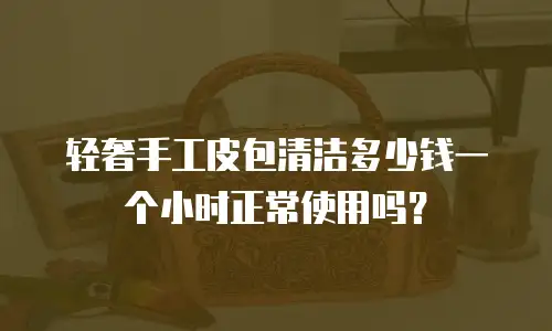 轻奢手工皮包清洁多少钱一个小时正常使用吗？