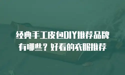 经典手工皮包DIY推荐品牌有哪些？好看的衣服推荐