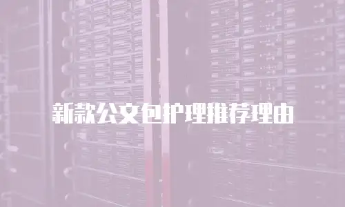 新款公文包护理推荐理由