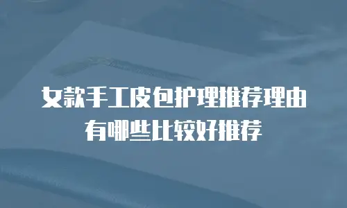 女款手工皮包护理推荐理由有哪些比较好推荐