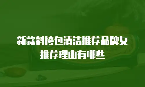 新款斜挎包清洁推荐品牌女推荐理由有哪些