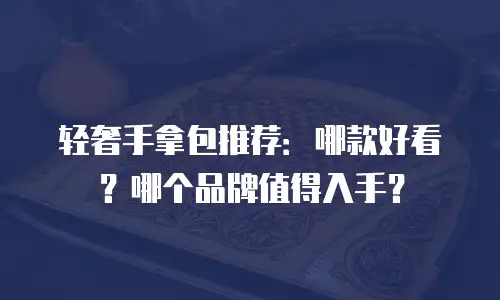 轻奢手拿包推荐：哪款好看？哪个品牌值得入手？
