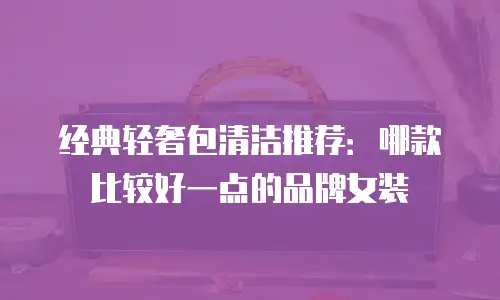 经典轻奢包清洁推荐：哪款比较好一点的品牌女装