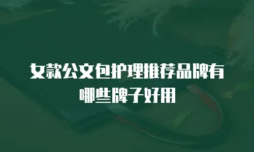 女款公文包护理推荐品牌有哪些牌子好用