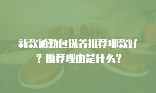 新款通勤包保养推荐哪款好？推荐理由是什么？