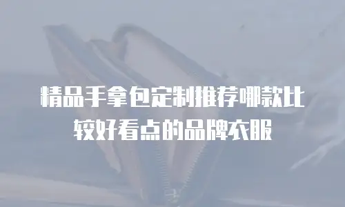精品手拿包定制推荐哪款比较好看点的品牌衣服