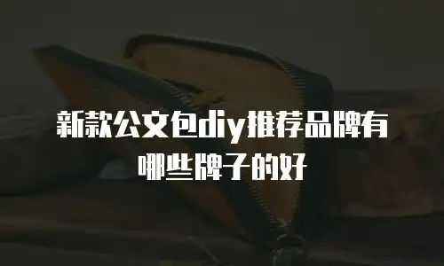 新款公文包diy推荐品牌有哪些牌子的好