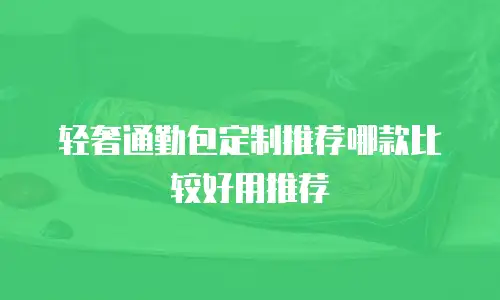 轻奢通勤包定制推荐哪款比较好用推荐