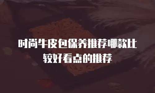 时尚牛皮包保养推荐哪款比较好看点的推荐