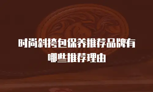 时尚斜挎包保养推荐品牌有哪些推荐理由