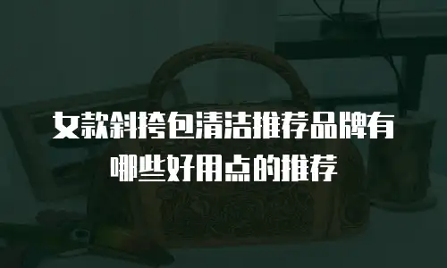 女款斜挎包清洁推荐品牌有哪些好用点的推荐